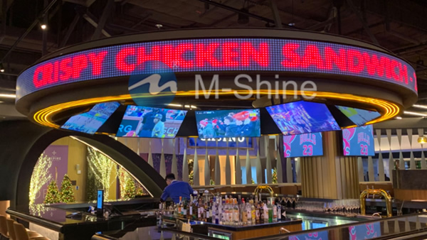 P2.5定制圓形LED顯示屏，韓國(guó)